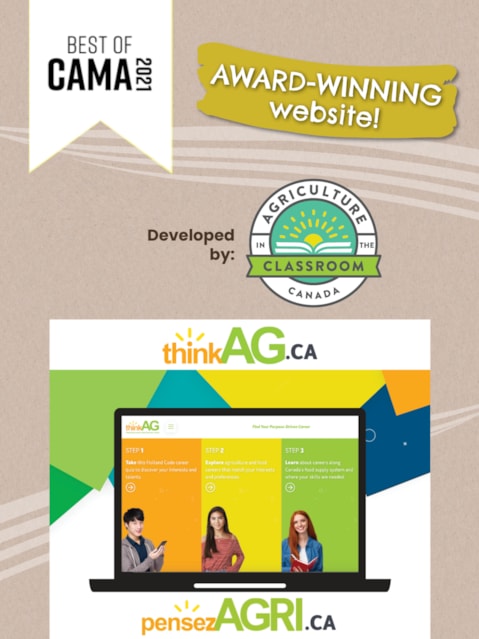 Award-winning thinkAG website